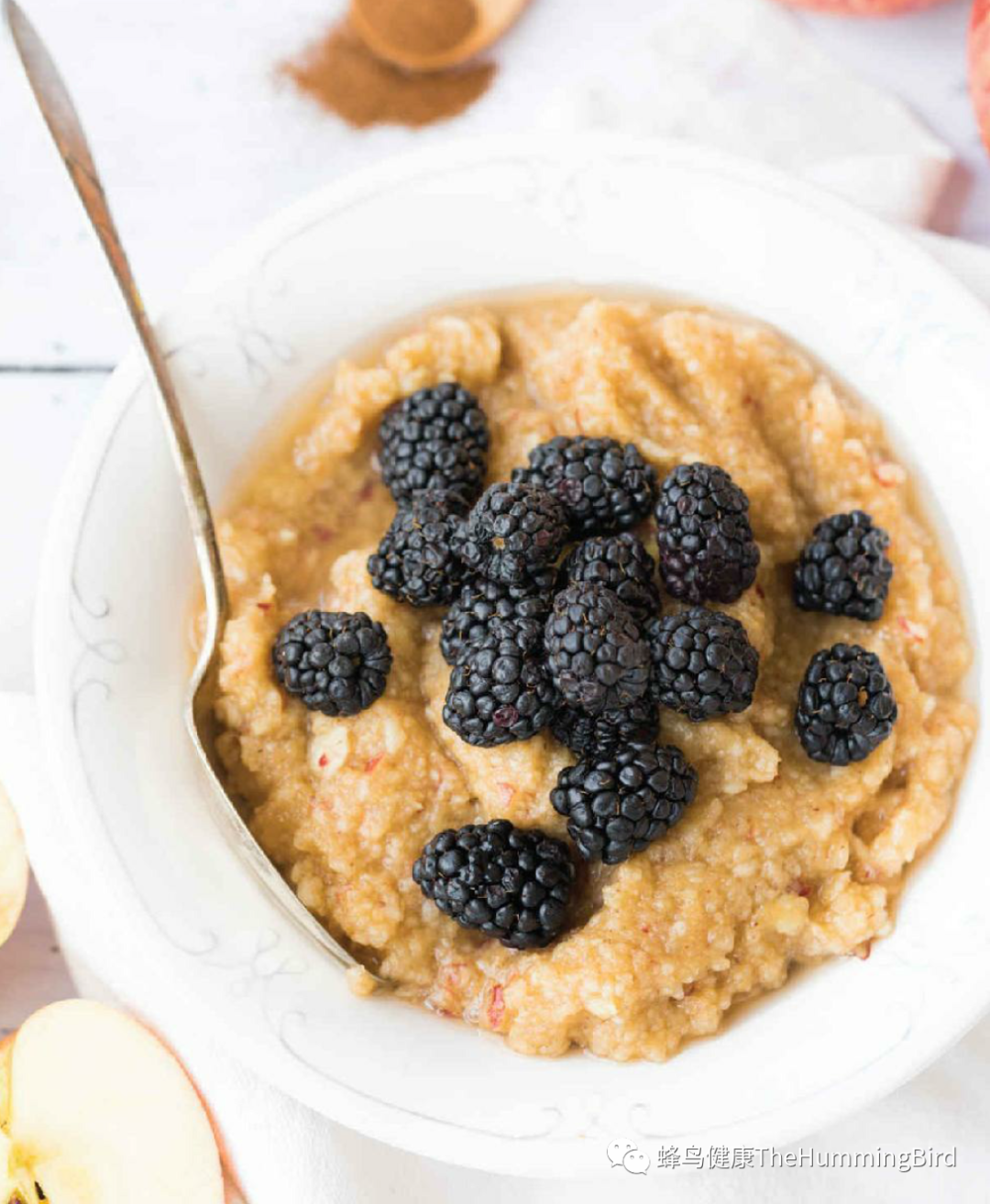 苹果香蕉黑莓“粥” & 野生蓝莓“粥” Delicious Breakfast Ideas (II)