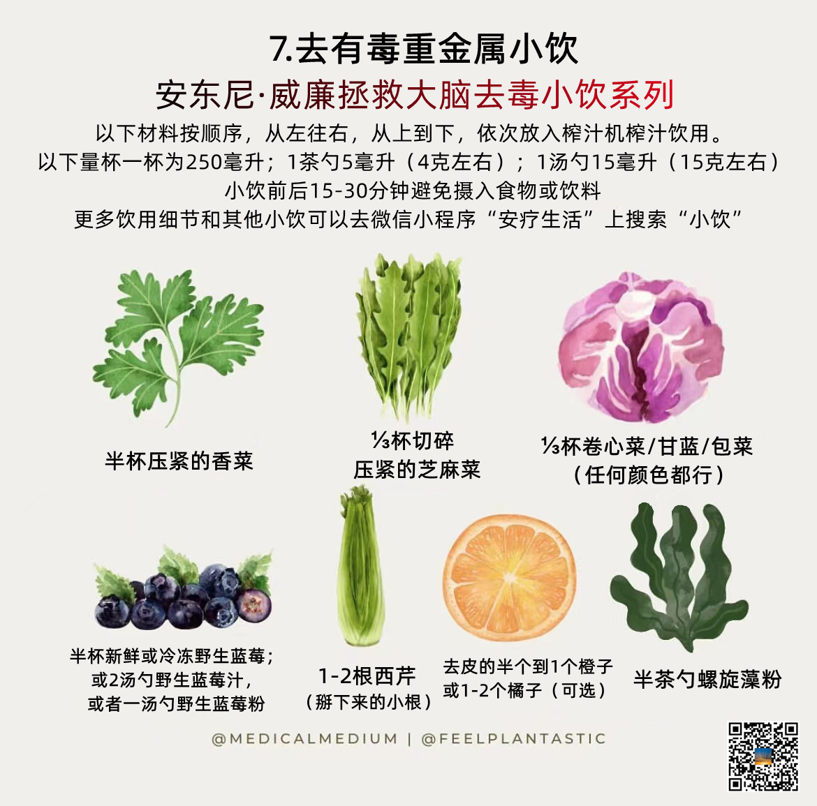 【去毒】7.去有毒重金属小饮 Toxic Heavy Metals | 安疗生活