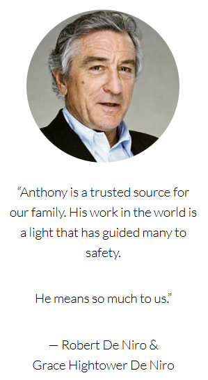 奥斯卡影帝罗伯特·德尼罗：安东尼威廉是我们家信赖的人-图片1