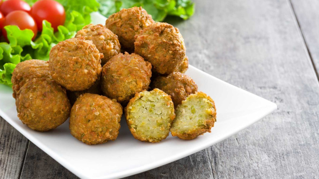 中东烤鹰嘴豆丸 Middle Eastern Baked Falafels