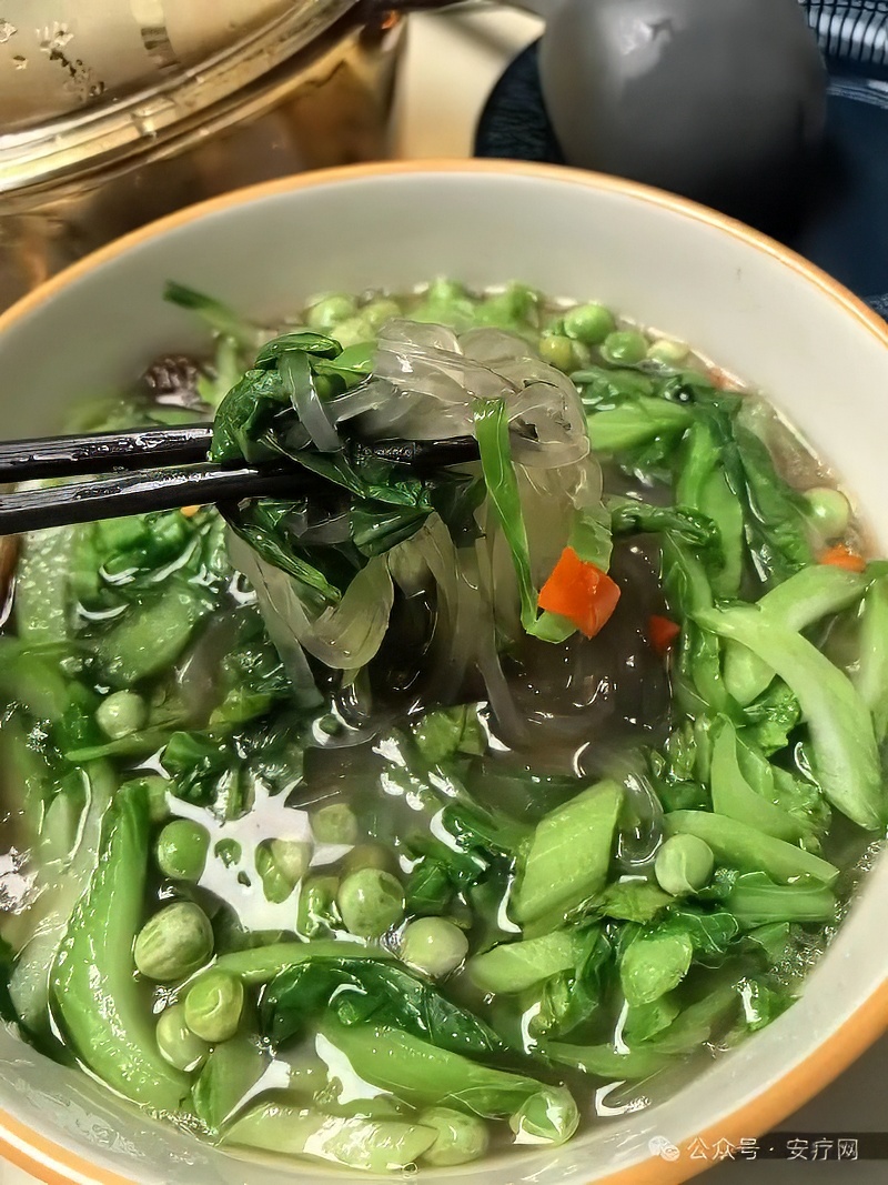 【安友食谱】菌菇鲜汤酸辣粉-图片1