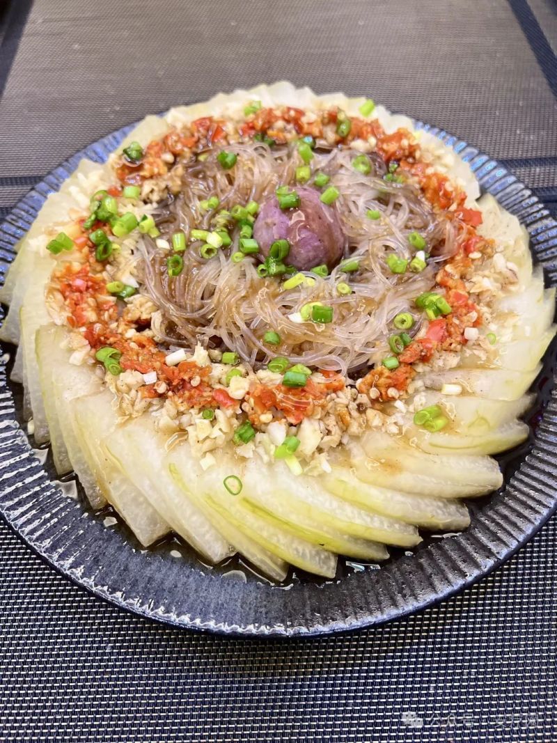 【安友食谱】（蛇）来运转（冬瓜粉蒸素肉）-图片1
